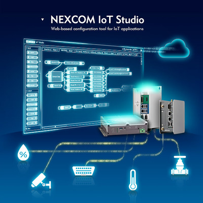 新漢免費開放NEXCOM IoT Studio聯網軟件工具下載，簡化編程開發、加速物聯網創新